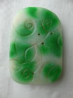 jade, china, antik, amulett, Buddha