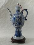 china porcelain, jug, bottle blue and with, Six-character mark Guangxu