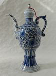 china porcelain, jug, bottle blue and with, Six-character mark Guangxu