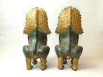 fu dog, bronze, qing dynastie