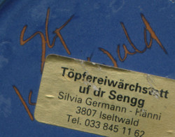 keramik signatur, datenbank, germann-hänni