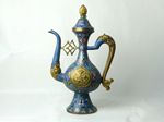china, cloisonne, wine jar, weinkanne, antik