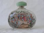 Snuff Bottle, China, Hinterglasmalerei