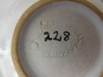 burkart, kreuzlingen, tasse, untertasse, schweizer keramik, 40er Jahre