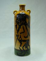 Kunstkeramik, keramik Kunst, Schweiz, Flasche, Kunstmaler, Kurt metzler, Töpferei Enzler, Lüchingen