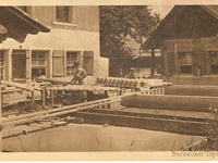 Töpferei in Berneck, Foto 1932, Gewerbeschau Rheinthal