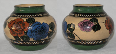 Emil Loder, vase mit rosen, luzern